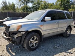 Salvage cars for sale at Waldorf, MD auction: 2008 Honda Pilot EXL