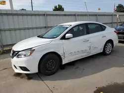 Nissan salvage cars for sale: 2016 Nissan Sentra S