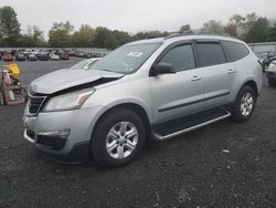 Salvage cars for sale from Copart Grantville, PA: 2015 Chevrolet Traverse LS