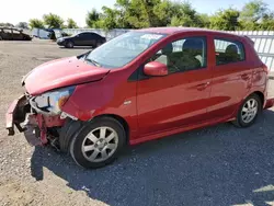 Salvage cars for sale at London, ON auction: 2015 Mitsubishi Mirage DE