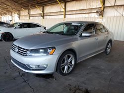 Salvage cars for sale at Phoenix, AZ auction: 2012 Volkswagen Passat SEL