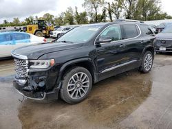 Salvage cars for sale from Copart Bridgeton, MO: 2021 GMC Acadia Denali