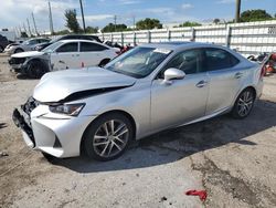 Salvage cars for sale at Miami, FL auction: 2019 Lexus IS 300