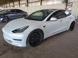 Salvage cars for sale at Phoenix, AZ auction: 2018 Tesla Model 3