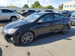 Salvage cars for sale at Littleton, CO auction: 2019 Hyundai Elantra SEL