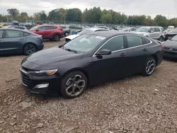 Chevrolet salvage cars for sale: 2019 Chevrolet Malibu RS