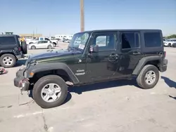 Jeep salvage cars for sale: 2011 Jeep Wrangler Unlimited Sport