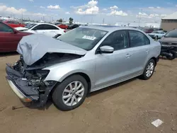 Volkswagen salvage cars for sale: 2012 Volkswagen Jetta SE