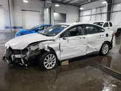 Salvage cars for sale at Ham Lake, MN auction: 2016 Ford Fusion S