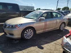 Salvage cars for sale at Chicago Heights, IL auction: 2013 Honda Accord EXL