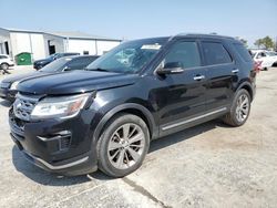 Salvage cars for sale at Tulsa, OK auction: 2018 Ford Explorer Limited