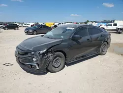 Vehiculos salvage en venta de Copart Houston, TX: 2021 Honda Civic LX