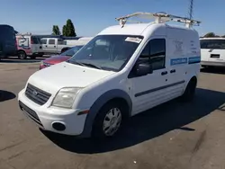 Salvage trucks for sale at Hayward, CA auction: 2013 Ford Transit Connect XLT