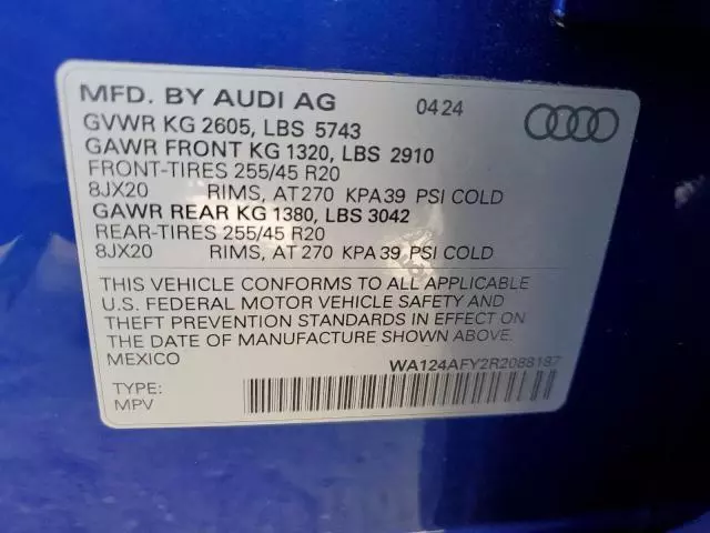 2024 Audi SQ5 Sportback Premium Plus