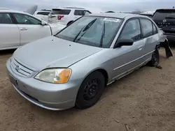 Salvage cars for sale at Elgin, IL auction: 2003 Honda Civic LX