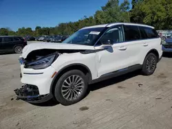 Salvage cars for sale at Ellwood City, PA auction: 2022 Lincoln Aviator