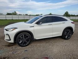 Salvage cars for sale at Houston, TX auction: 2023 Infiniti QX55 Luxe