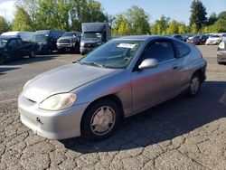 Honda salvage cars for sale: 2001 Honda Insight