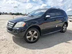 Salvage cars for sale at Arcadia, FL auction: 2009 Mercedes-Benz ML 350