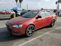 Salvage cars for sale from Copart Van Nuys, CA: 2009 Mitsubishi Lancer DE