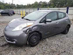 Salvage cars for sale at Ellenwood, GA auction: 2015 Nissan Leaf S