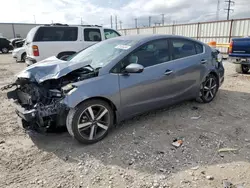 Salvage cars for sale at Haslet, TX auction: 2018 KIA Forte EX