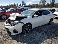 Toyota Corolla l salvage cars for sale: 2017 Toyota Corolla L