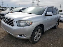 Salvage cars for sale from Copart Elgin, IL: 2008 Toyota Highlander Sport