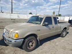 Salvage cars for sale at auction: 2001 Ford Ranger Super Cab