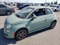 Salvage cars for sale at Rancho Cucamonga, CA auction: 2012 Fiat 500 Sport