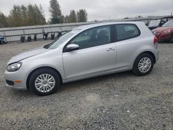 Salvage cars for sale at Arlington, WA auction: 2010 Volkswagen Golf