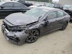 Honda salvage cars for sale: 2021 Honda Civic Sport