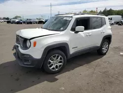 Salvage cars for sale at Denver, CO auction: 2016 Jeep Renegade Latitude