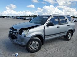 Salvage cars for sale at West Palm Beach, FL auction: 2004 Honda CR-V LX