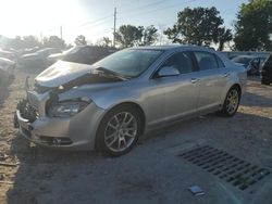 Salvage cars for sale at Riverview, FL auction: 2011 Chevrolet Malibu LTZ