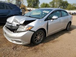 Salvage cars for sale at Elgin, IL auction: 2012 Honda Civic EX