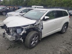 Toyota Vehiculos salvage en venta: 2019 Toyota Highlander Limited