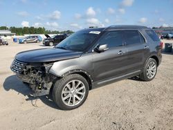 Salvage cars for sale at Harleyville, SC auction: 2016 Ford Explorer Limited