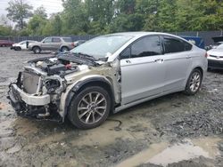 Salvage cars for sale at Waldorf, MD auction: 2017 Ford Fusion SE