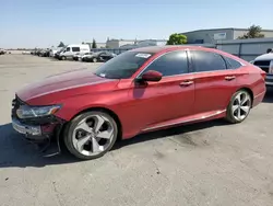 Honda salvage cars for sale: 2018 Honda Accord Touring