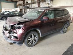 Honda salvage cars for sale: 2017 Honda Pilot Exln