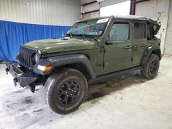 Jeep Wrangler Unlimited Sport salvage cars for sale: 2022 Jeep Wrangler Unlimited Sport