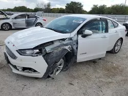 Salvage cars for sale at San Antonio, TX auction: 2018 Ford Fusion SE Hybrid