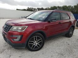 Ford salvage cars for sale: 2017 Ford Explorer Sport