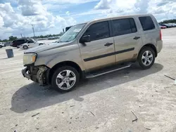 Salvage cars for sale at Arcadia, FL auction: 2011 Honda Pilot LX