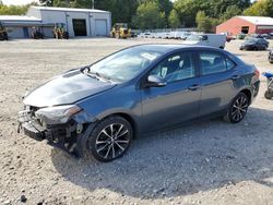 Salvage cars for sale at Mendon, MA auction: 2017 Toyota Corolla L