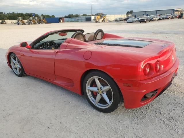 2001 Ferrari 360 Spider