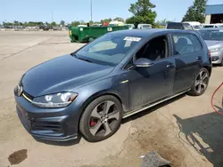 Salvage cars for sale at Woodhaven, MI auction: 2019 Volkswagen GTI S