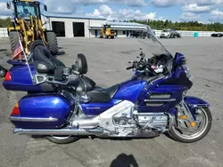 Salvage motorcycles for sale at Windham, ME auction: 2002 Honda GL1800