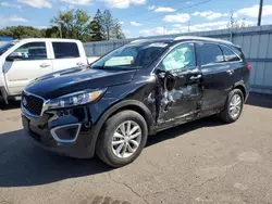 Salvage cars for sale at Ham Lake, MN auction: 2018 KIA Sorento LX